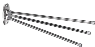 Produktbild von Handtuchhalter - Chrom - 3 Arme mit 45 cm Länge um 180 Grad drehbar