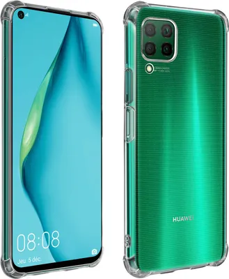 Obrázok produktu pre Avizar, nárazuvzdorné silikónové puzdro pre Huawei P40 Lite, priehľadné