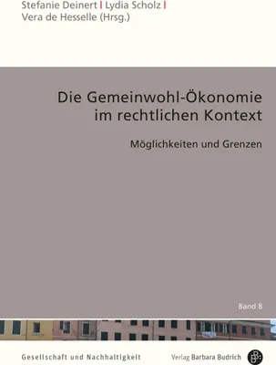 Produktbild von Die Gemeinwohl-Ökonomie im rechtlichen Kontext