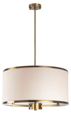 Image de Suspension Luminaire en métal finition vintage diamètre 50 cm 3 lumières E27 max 40 W Vintage