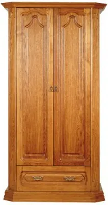 Produktbild von Landhaus Schrank Kleiderschrank Holzschrank Büro Klassische Kleiderschränke Neu