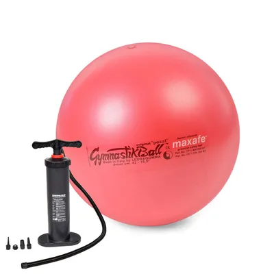Obrázok produktu pre Originálna gymnastická lopta Pezzi® MAXAFE s pumpou – červená