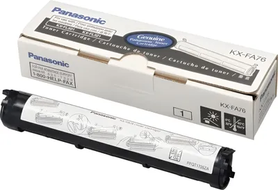 Produktbild von Panasonic KX-FA76X, 2000 Seiten, Schwarz, 1 Stück(e)