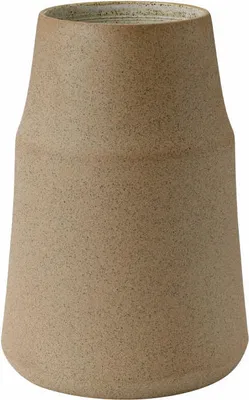 Produktbild von Knabstrup Vase Clay, Dekovase, Blumenvase, Steinzeug, Warm Sand, 18 cm, K1565