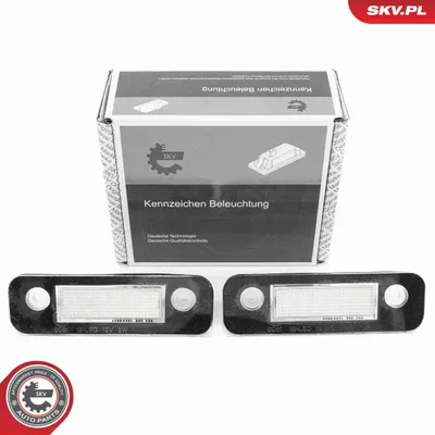 Image de eclairage de plaque d'immatriculation à LED FORD Fiesta V Fusion Mondeo II, 1332916, complet
