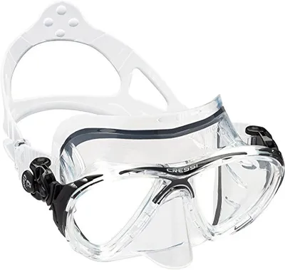 Productafbeelding van Cressi Unisex - Duikbril Big Eyes Evolution voor volwassenen, helder glas, model DS336060