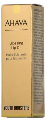 Produktbild von AHAVA Glossing Lip Oil, Clear, Feuchtigkeitsspendend, Feuchtigkeitsspendend, Nährend, Weichmachend, Unisex, Clear, Jojoba-Öl, 6 ml