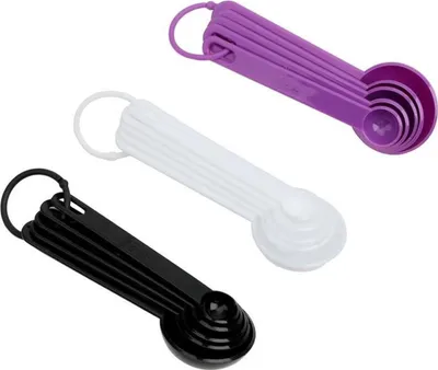 Produktbild von Jumada – Messlöffel – Messlöffel – Küchenutensilien – 5er-Set – Weiß