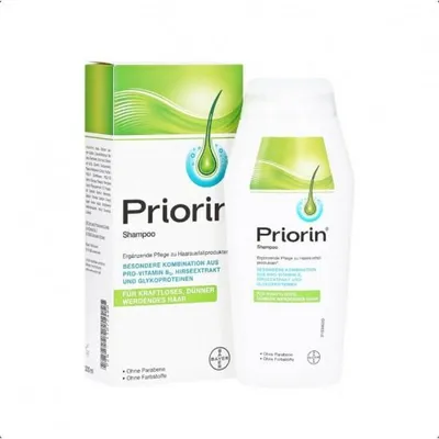Zdjęcie produktu dla BAYER Priorin Szampon Przeciw Wypadaniu Włosów Normalnych i Suchych 200ml