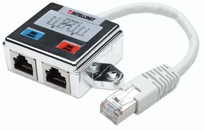 Obrázek produktu pro INTELLINET distributor RJ45 2-port FTP stříbrný