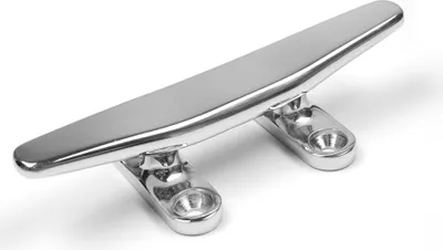 Produktbild von Festmacher-Klampe Edelstahl Länge 200 mm rostfreie Bootsklampe, poliert