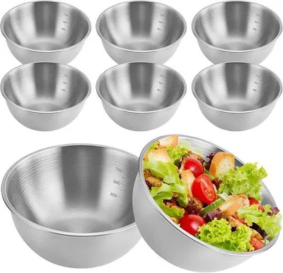 Produktbild von Famanu Rührschalen-Set 6-teilig - Ø 17 cm, stapelbar, mit Maßskala
