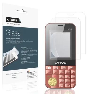 Image de 2x Protection ecrán pour GFive 16 Pro mat Verre souple Film Protecteur 9H dipos