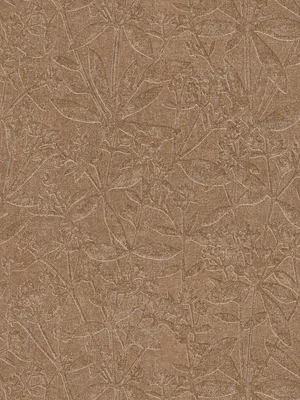 Produktbild von Vliestapete florale Blumen und Blätter – Braun, Beige