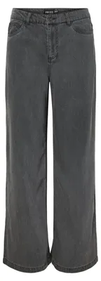 Productafbeelding van PIECES Pcsmidi: Wijdvallende jeans, denim