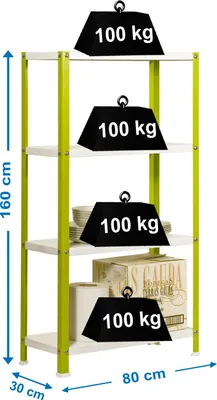 Produktbild von SIMONHOME CLASSIC MINI 4/300 Metallfenster GRÜN/WEISS