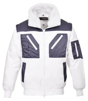 Produktbild von Zweifarbige Jacke Pilot White, 5XL mit abnehmbarem Innenfutter und Ärmeln