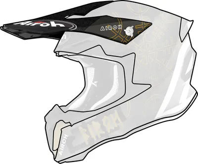 Zdjęcie produktu dla Czołowa osłona kasku Airoh Twist 2.0 Sword – błyszcząca, matowa