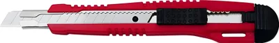 Zdjęcie produktu dla WEDO 78 3009 Profi-Cutter, Klinge: 9 mm, mit Clip, rot/schwarz