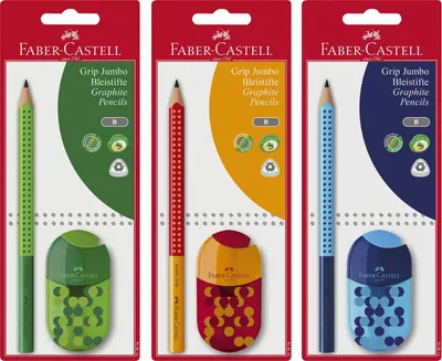 Immagine prodotto di Faber-Castell 111914Set di scrittura Jumbo GRIP TWO TONE, cartoncino blisterato