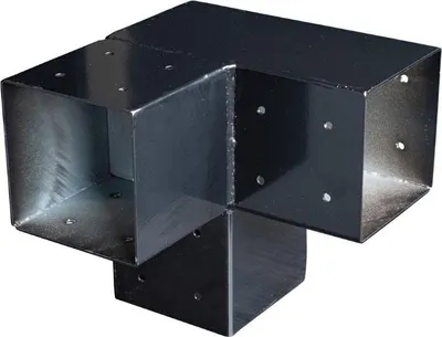 Productafbeelding van Paalverbinder 3-weg hoek t.b.v. 12 cm paal Tuindeco