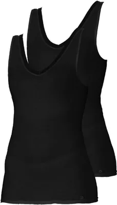 Produktbild von 2er Pack Damen Achseltop Baumwolle-Elasthan von der Marke Schöller 42