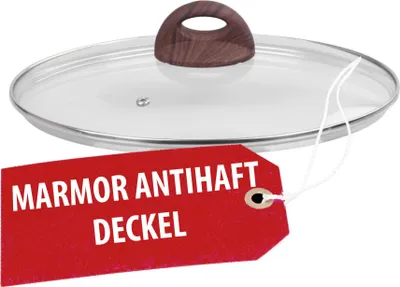 Produktbild von Deckel MagicHome Black Marble Line, Glas, 24 cm