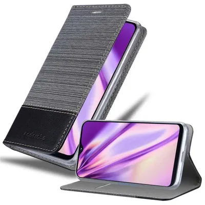 Produktbild von Cadorabo Hülle für Samsung Galaxy A10e / A20e Schutzhülle in Grau Handy Hülle Etui Book Case Cover