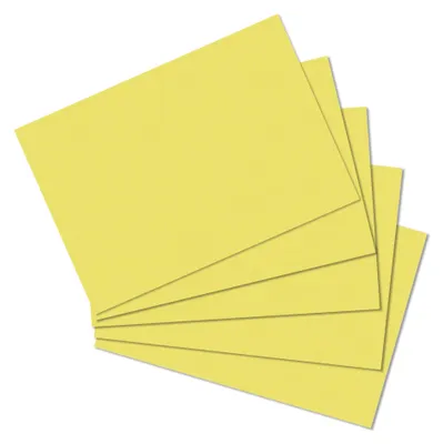 Produktbild von Herlitz 10836484, Gelb, 170 g/m², 100 Stück(e)