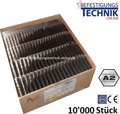 Produktbild von Klammern G5562 63mm CRF rostfrei Bostitch S5650 S5765 S5 Prebena L Senco N 851 BEA 155 KL-26 10M