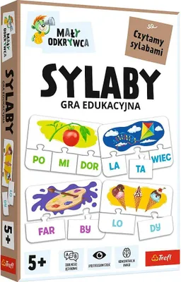 Zdjęcie produktu dla TREFL Gra dla dzieci Sylaby, Mały Odkrywca  02813