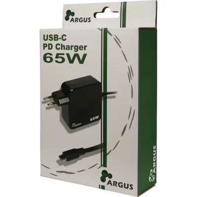 Image de Inter Tech 88882222 Inter-Tech Stecker-Netzteil PD-2065 65W USB-C schwarz