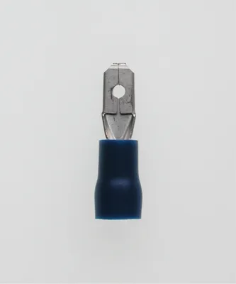 Immagine prodotto di Connettori piatti, dimensione 4,8 x 0,8 mm isolati, con crimpatura isolante, senza linguetta di bloccaggio Sezione 1,5 mm² - 2,5 mm² blu - 1