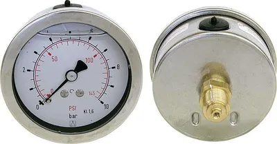 Produktbild von AFRISO Rohrfeder-Manometer Glyzerin 0-100 bar