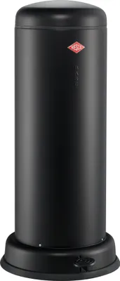 Immagine prodotto di Wesco Baseboy 30, bidone per rifiuti, bidone per la spazzatura, lamiera d'acciaio, nero opaco, 30 L, 134731-73