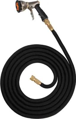 Produktbild von floraworld Gartenschlauch verl. bis 30m Comfort Inkl. Armaturen-Set Messing