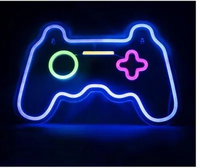 Produktbild von Neon Wandlampe LED Controller mit 2 Haken für Gaming