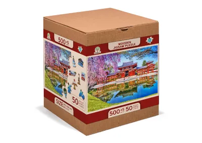 Immagine prodotto di Puzzle in legno, Tempio di Byodo a Kyoto, Giappone, 505 pezzi