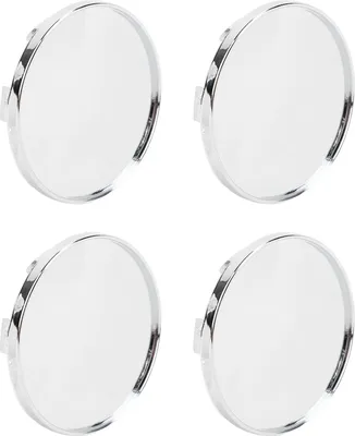Immagine prodotto di 4pcs Tappi centro ruota Modalità aspetto universale coprimozzo per la maggior parte dei veicoli 59 mm di diametro esterno 51 mm interno galvanizzato
