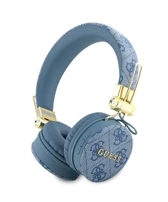 Obrázek produktu pro Bezdrátová sluchátka GUESS GUBH704GEMB s modrým kovovým logem 4G