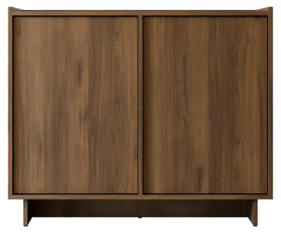 Produktbild von MIRJAN24 Türkommode Yasumi K98, Stilvoll Wohnzimmer, Kommode mit zwei Drehtüren (Farbe: Nuss Warmia)