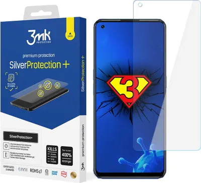 Produktbild von 3mk Display Antimikrobielle Schutzfolie SilverProtection+ für Honor 70 0,21mm Self-Heal