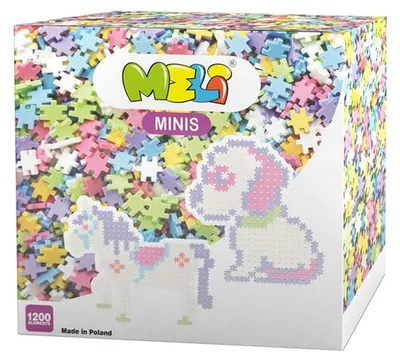 Image de Meli Minis Pastel Building Blocks, 1200dlg.