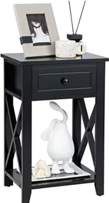 Image de Petite caisse de transport, noire, 40 cm x 30 cm x 61,5 cm