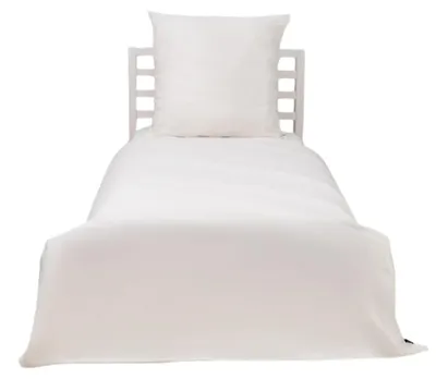 Zdjęcie produktu dla Komplet pościeli Brielle wykonany ze 100% bawełny, z certyfikatem Oeko-Tex, 155 x 220 cm, biały