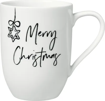 Produktbild von Villeroy & Boch Statement Becher mit Henkel "Merry Christmas" 280ml