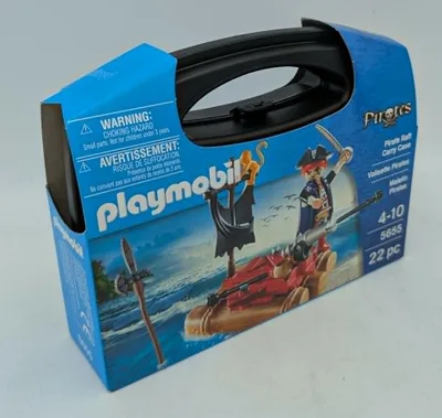 Produktbild von PLAYMOBIL 5655 Pirat mit Floß im Koffer