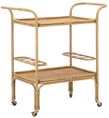 Produktbild von Casa Padrino Luxus Servierwagen Naturfarben - Hotel & Restaurant Accessoires