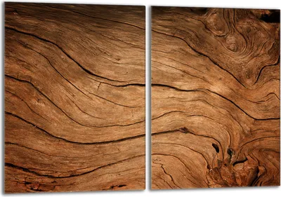 Produktbild von Glasschutzplatte für Herd 2x40x52 Holz