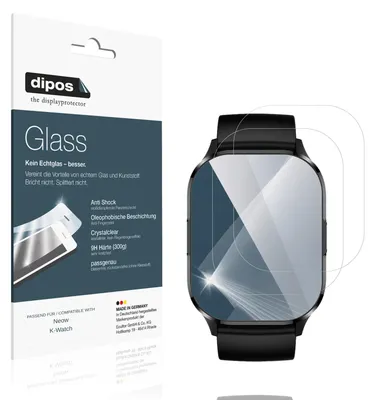 Immagine prodotto di 2x Pellicola Protettiva per Neow K-Watch Protezione Vetro Flessibile 9H dipos